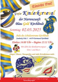 Plakat Kinderkarneval 2025